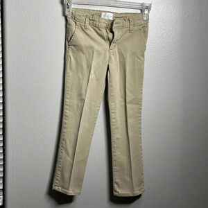 Children’s Place Girls Khaki School Uniform Pants Size 6.